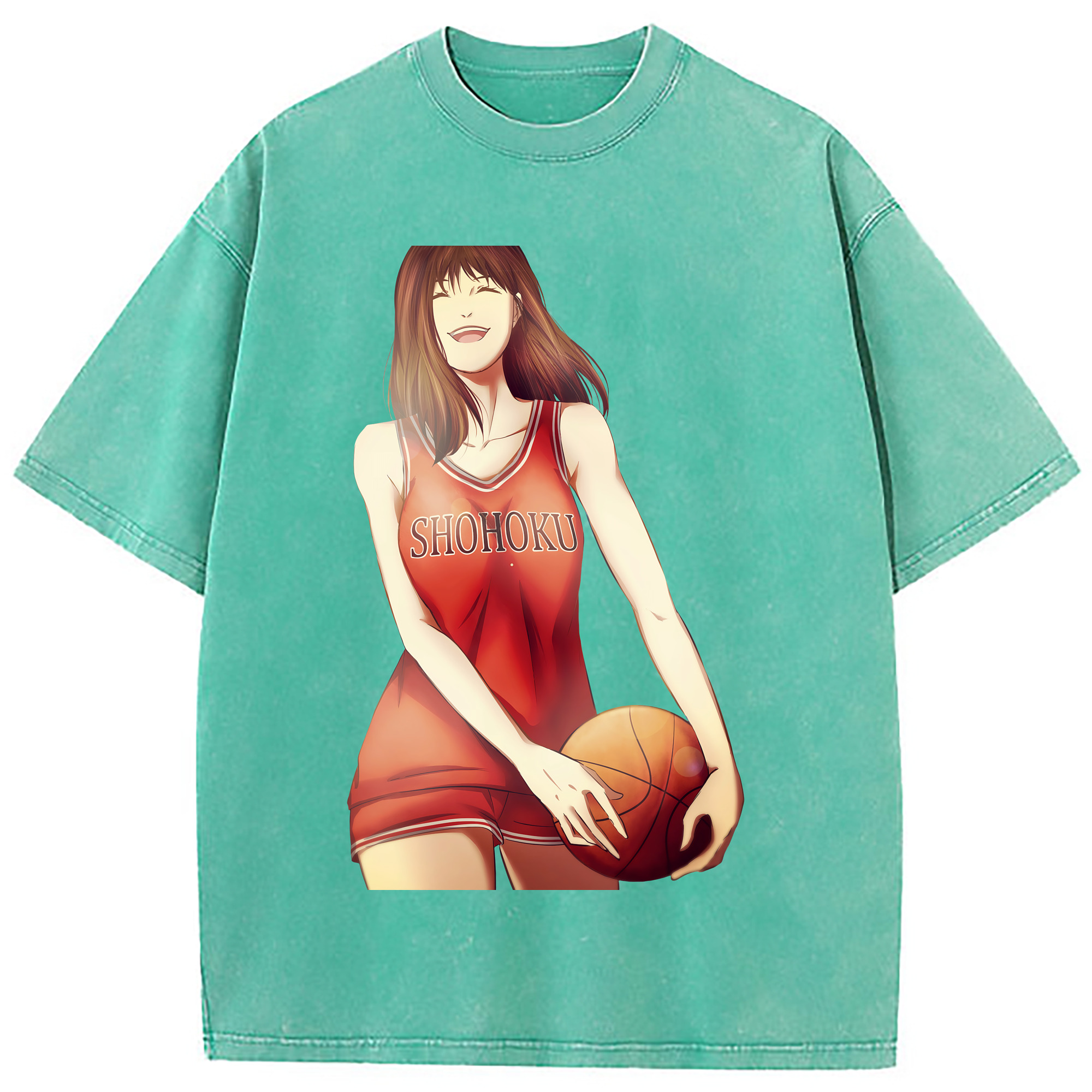 （画像用） SLAM DUNK／スラムダンク 綿100% ヴィンテージ風 半袖Tシャツ（フロントプリント）